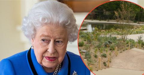 Photo of Queen Elizabeth and The Queen Elizabeth II Garden