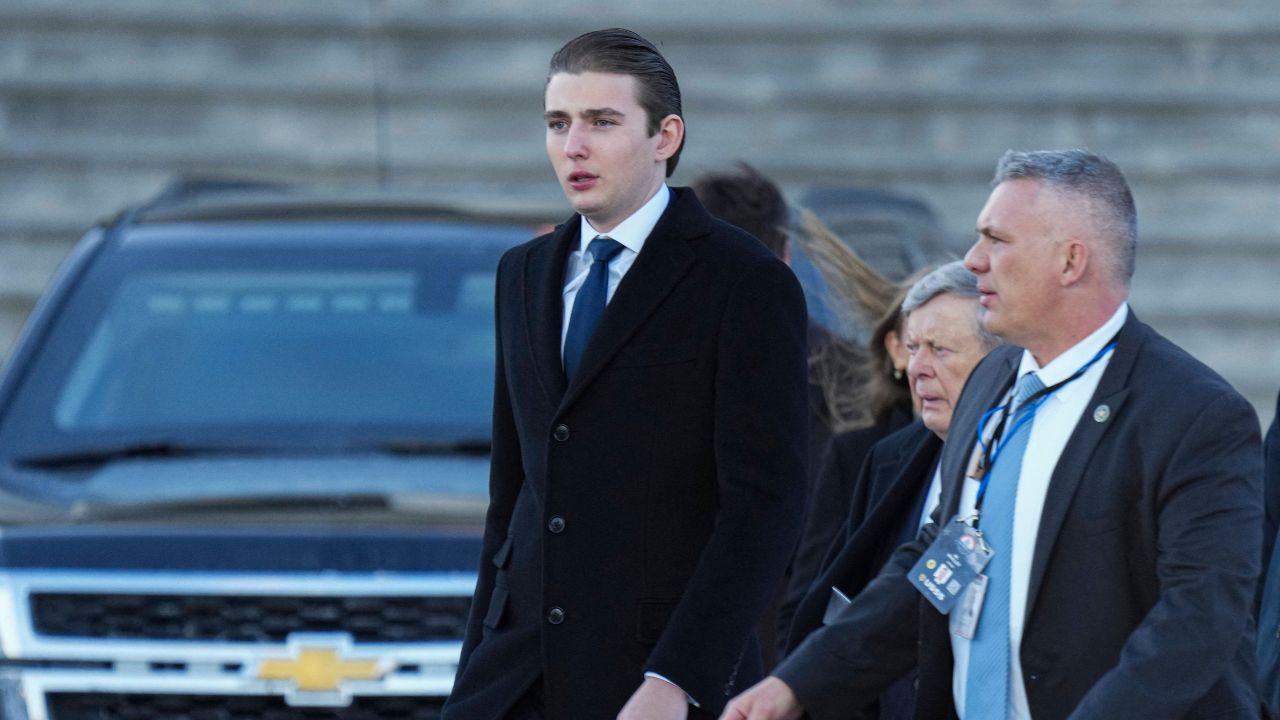 A photo of Barron Trump