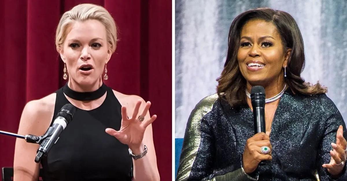 photo of Megyn Kelly and michelle obama