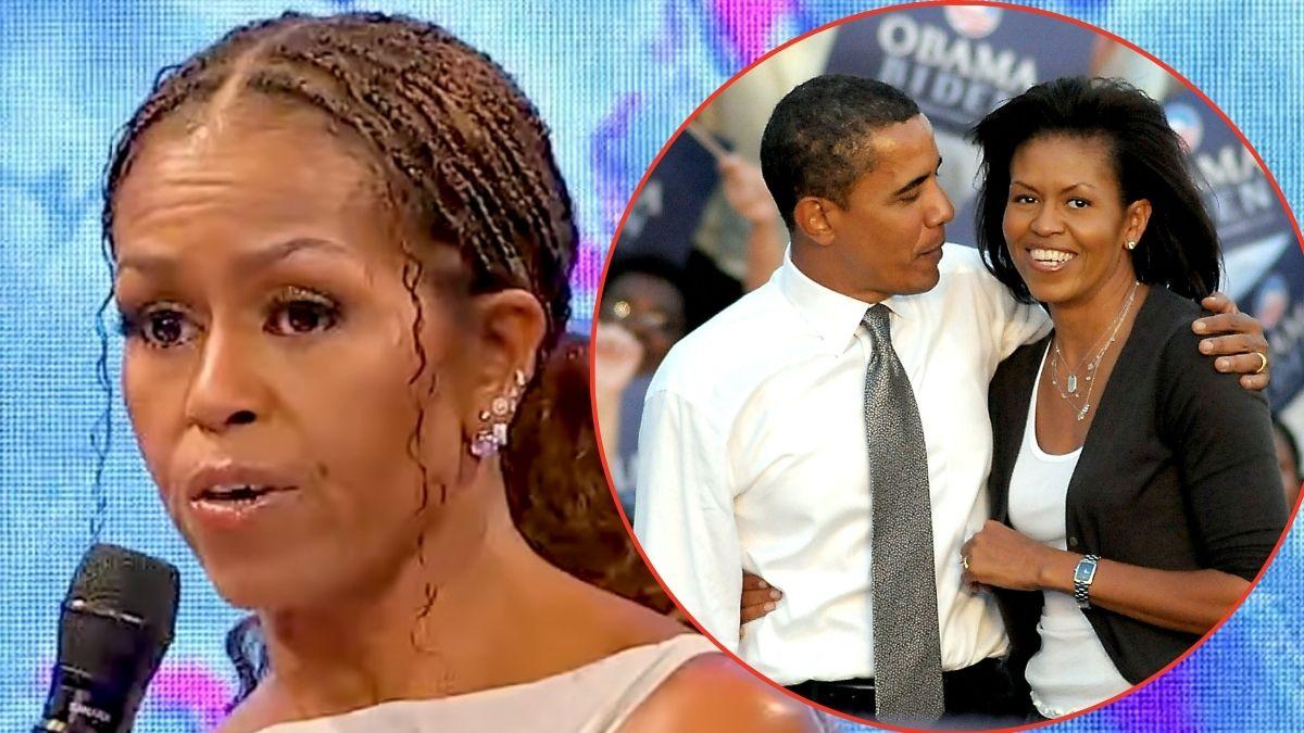 Photo of Michelle and Barack Obama