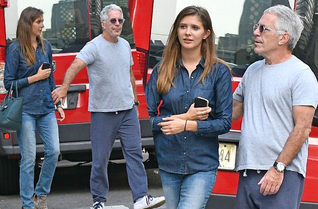 //jeffrey epstein mystery woman holding hands clinton election