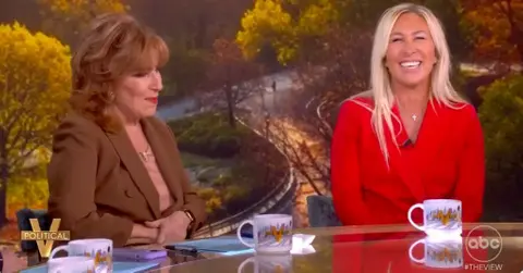 Photo of Marjorie Taylor Greene and Joy Behar