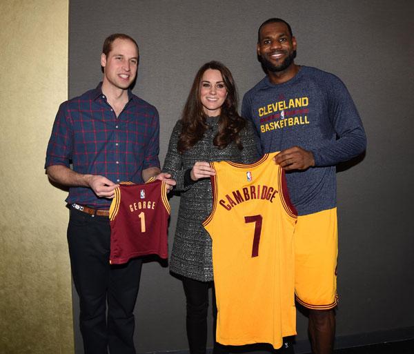 Lebron James Meets Kate Middleton