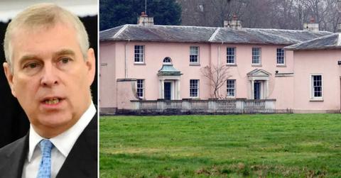 photo of prince andrew and royal lodge