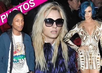 //katy perry andrej pejic paris fashion week