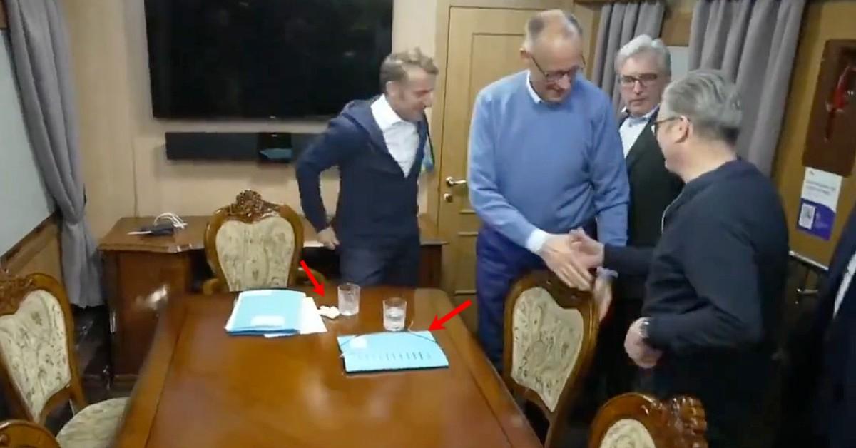 was emmanuel macron caught on camera doing cocaine
