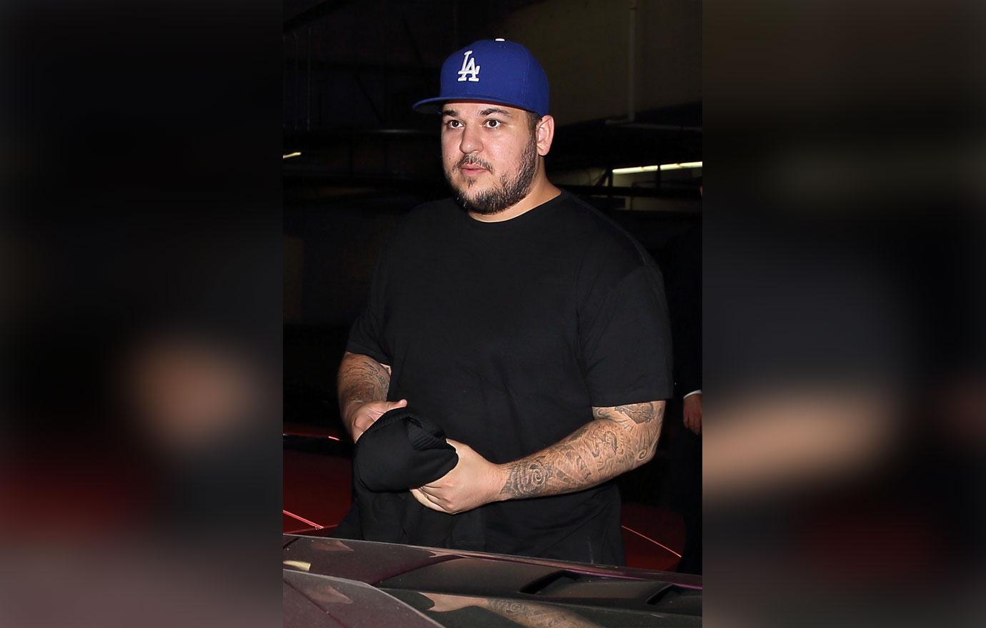 Rob Kardashian Blac Chyna Split Rock Bottom