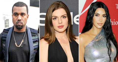 kanye west slammed julia fox dating photos pathetic fake kim kardashian jealous r