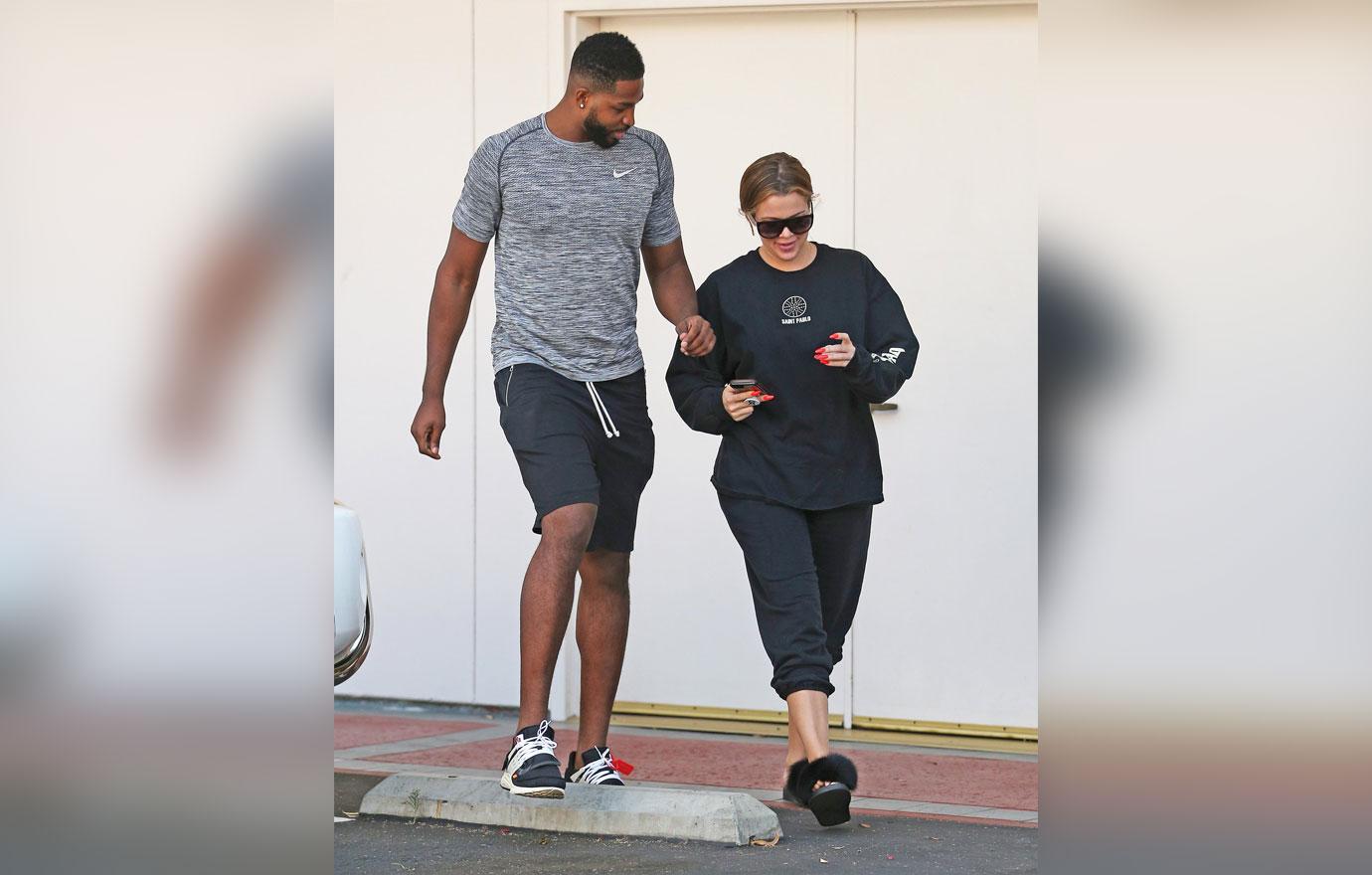 Khloe Kardashian And Tristan Thompson Visit Laser Center Once Again