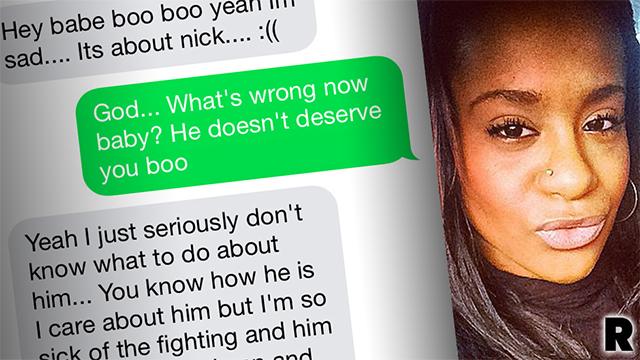 //bobbi kristina brown texts PP