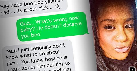 //bobbi kristina brown texts PP