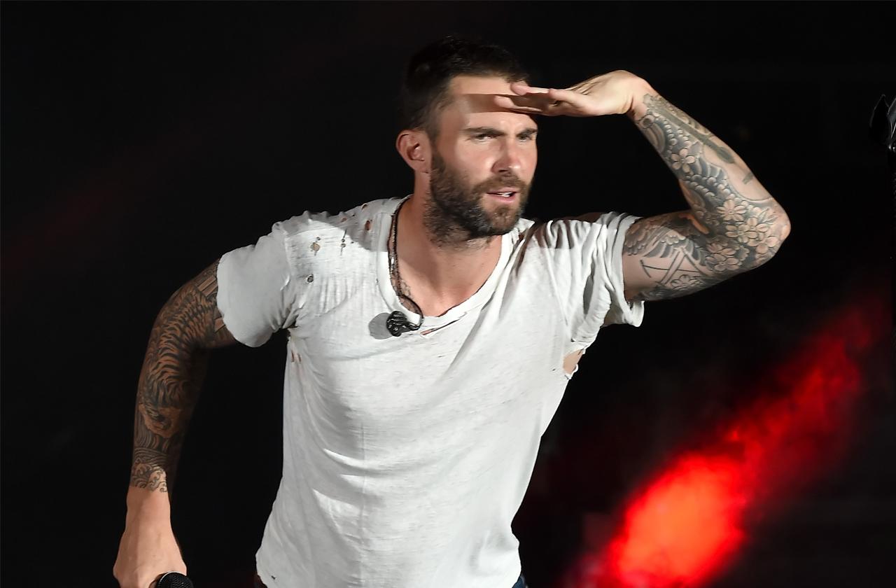 //adam levine misses hollywood event honoring the singer pp