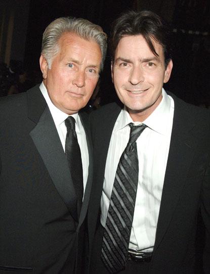 //charlie martin sheen dad and son