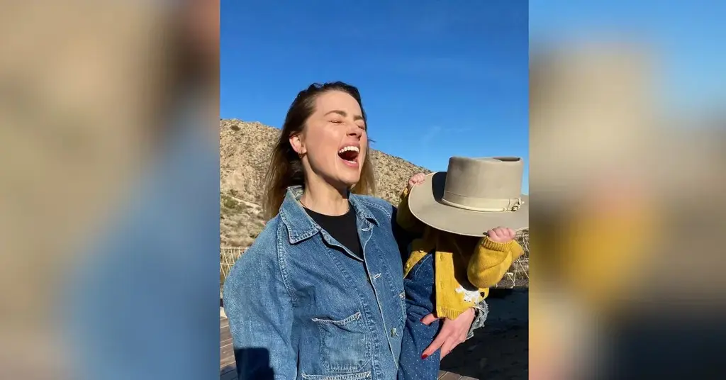 amber heard twin babies agnes ocean mothers day tribute