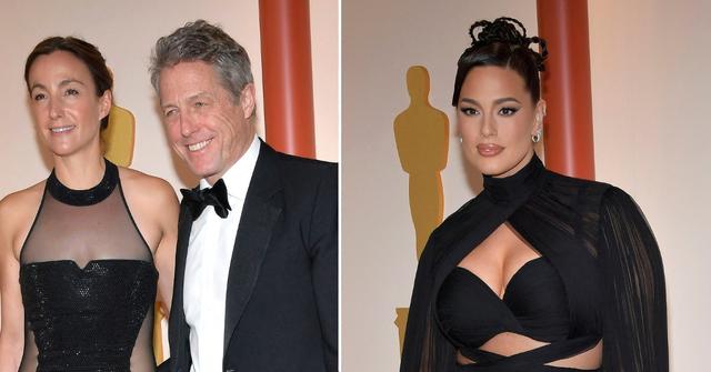 hugh grant trashed for awkward oscars interview with ashley graham pp