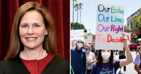 amy coney barrett flippantly mocks pro choice protesterspp