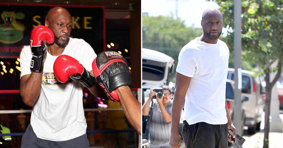 lamar odom child support payments boxing match judge