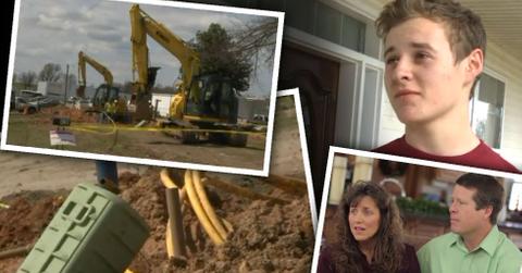 Duggar Property Damaged -- Gas Line Explosion
