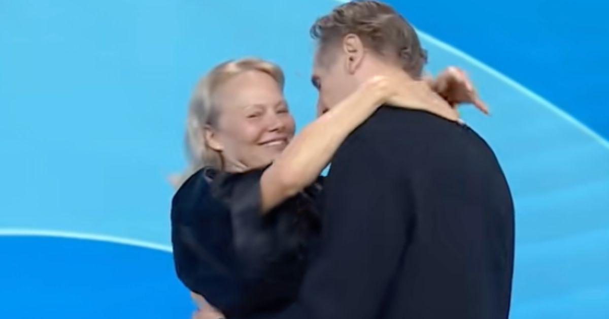 The two were caught 'kissing' on the show.