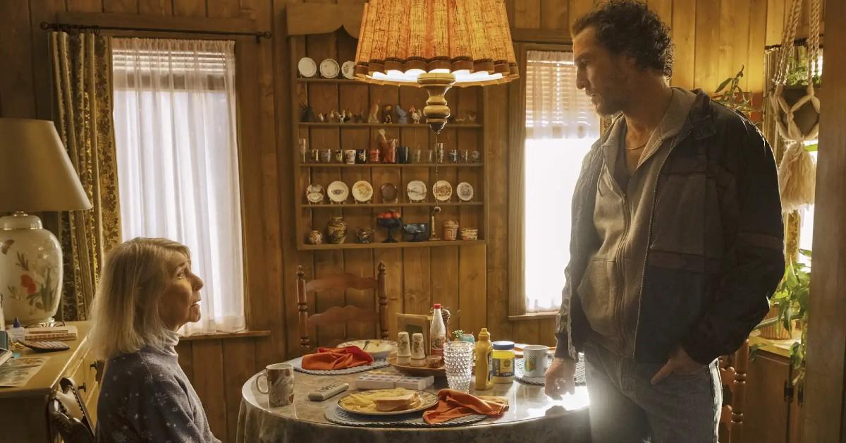 Kay and Matthew McConaughey in "The Lost Bus."