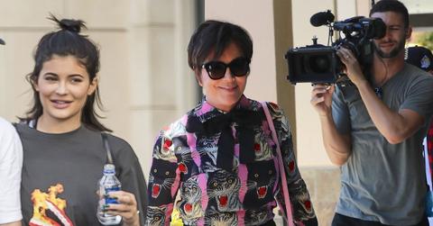 //kylie jenner pregnant baby bump debut kuwtk pp