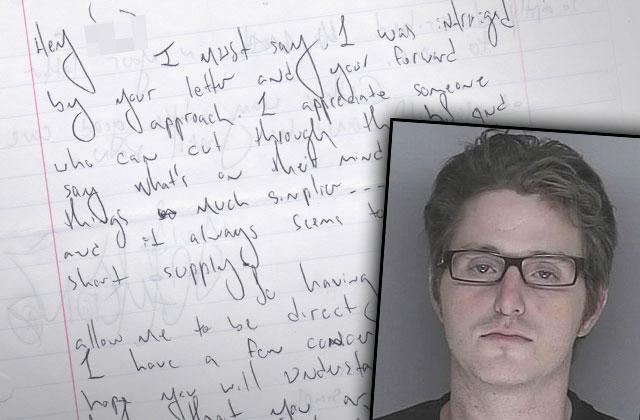 Michael Douglas Son Cameron Douglas Jail Letters