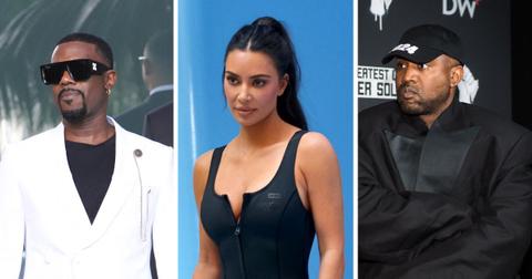 kim kardashian ray j and kanye west