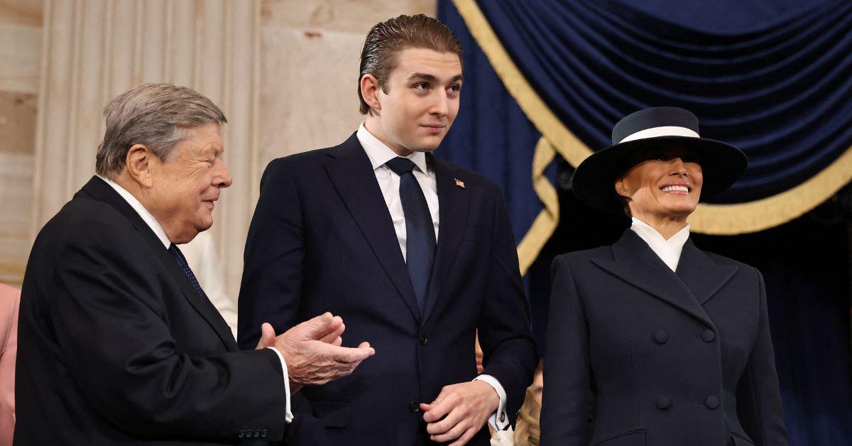 Photo of Barron Trump, Melania Trump
