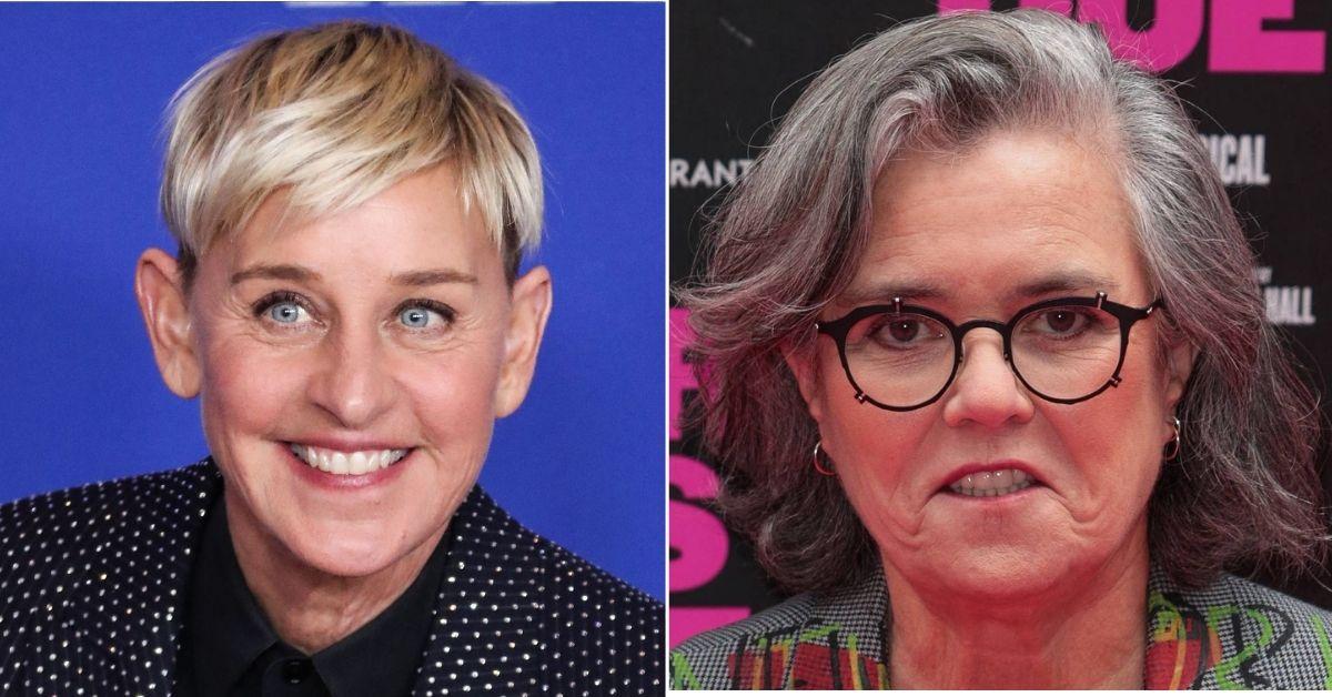 picture of Ellen DeGeneres and Rosie O'Donnell