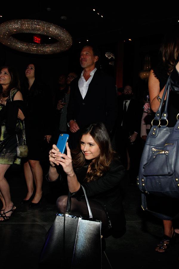 //nina dobrev at rh atlanta gallery estate buckhead