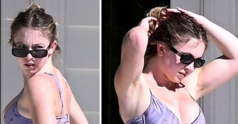 Split photo of Sydney Sweeney