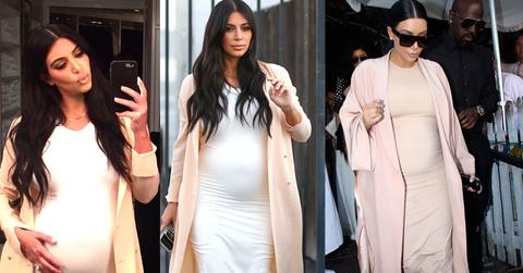 //kim kardashian pregnant bump changing pp