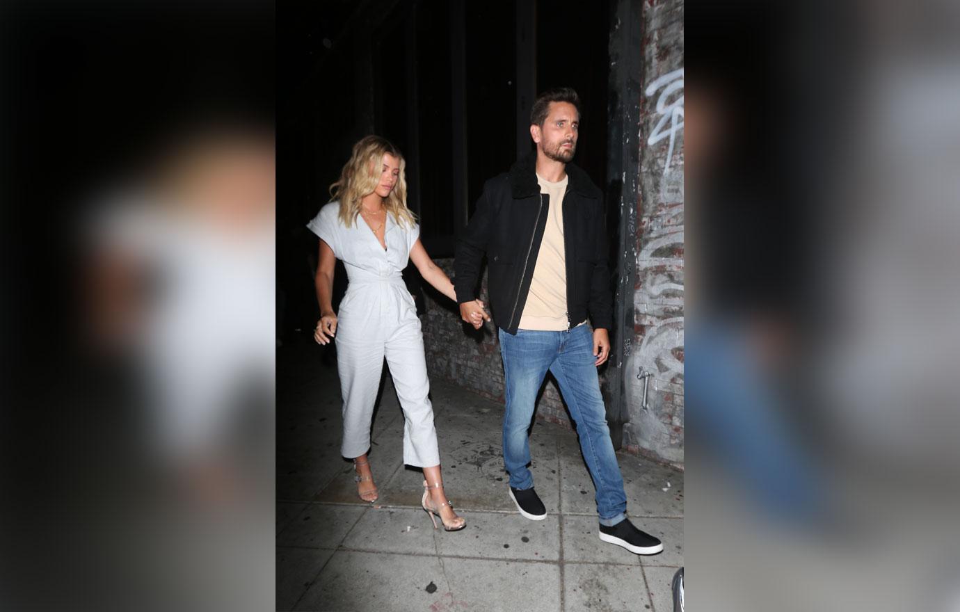 Scott Disick & Sofia Richie Hold Hands Outside Los Angeles Club