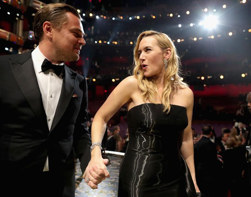 Kate Winslet Leonardo DiCaprio Oscar Moments