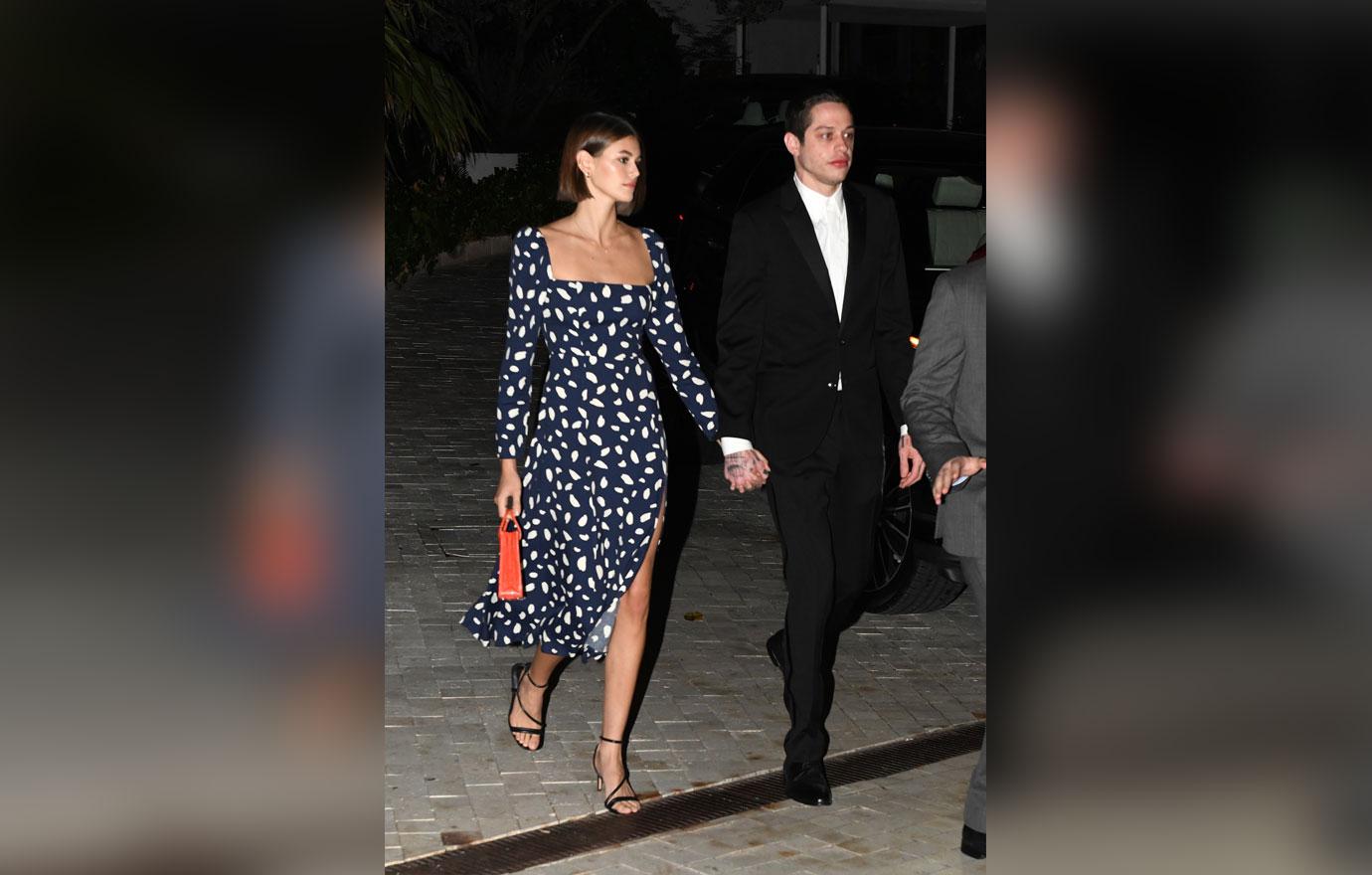 Kaia Gerber And Pete Davidson Attend Friend's Wedding