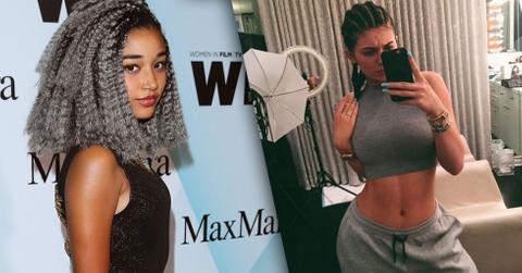 Kylie Jenner Amandla Stenberg Cornrows