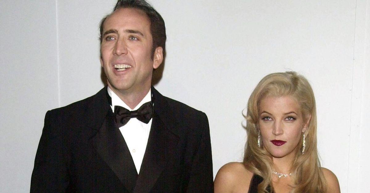 picture of Nicolas Cage and Lisa Marie Presley