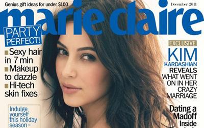 //kim kardashian marie claire marriage kris humphries