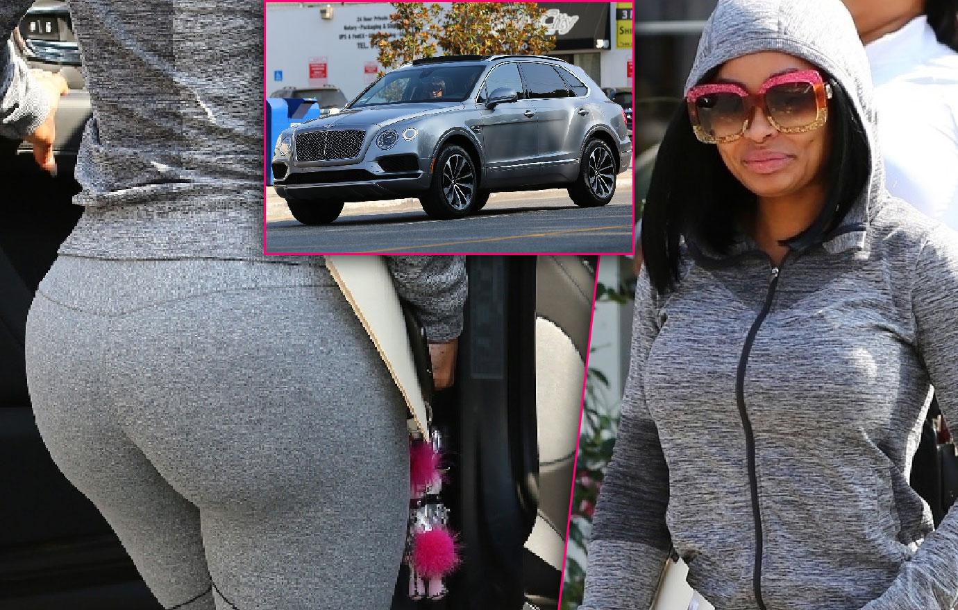 Blac Chyna Flaunts New Bentley Rob Kardashian Money