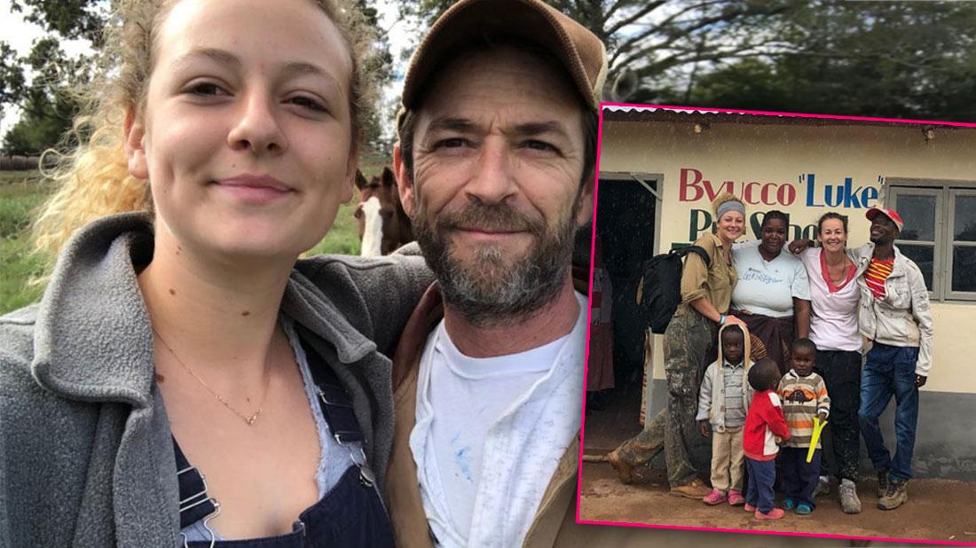 Luke Perry Daughter Sophie Opens School In Africa In His Honor