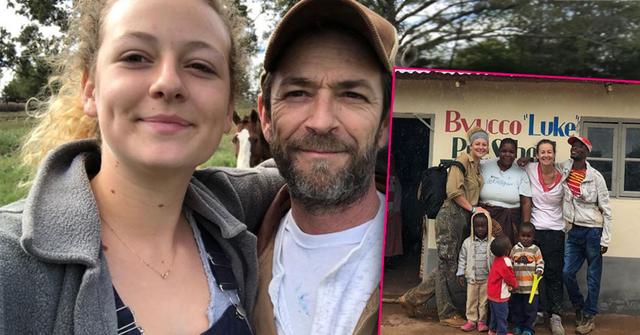 Luke Perry Daughter Sophie Opens School In Africa In His Honor