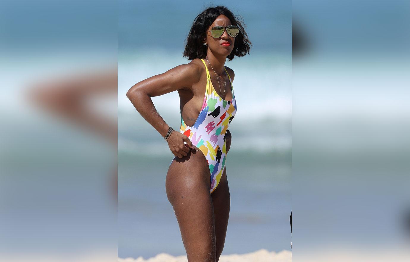 //kelly rowland beach bikini swimsuit