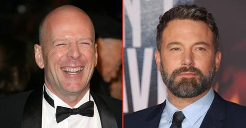 Split photos of Bruce Willis and Ben Affleck