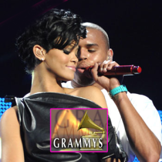 //chris brown rihanna grammys