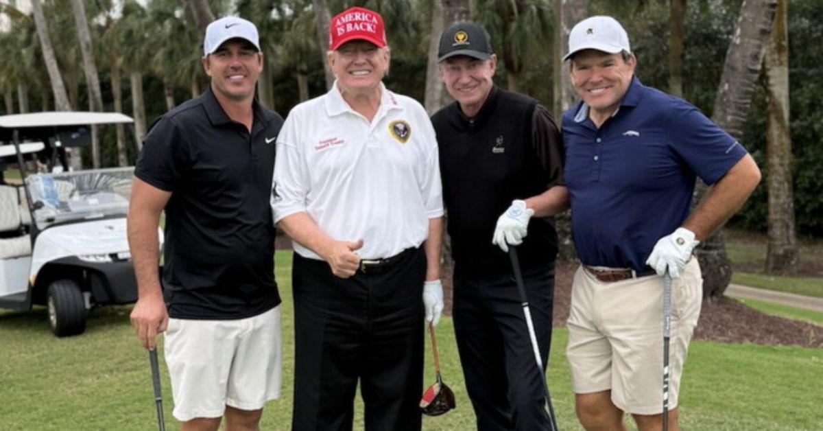 Photo of Donald Trump and Bret Baier