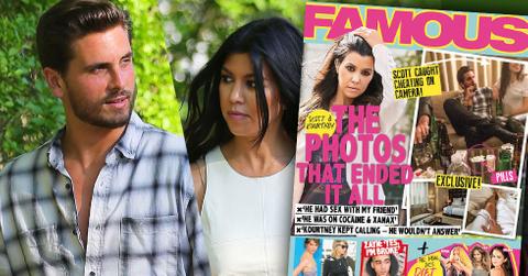 Scott Disick Cheating Kourtney Kardashian Photo