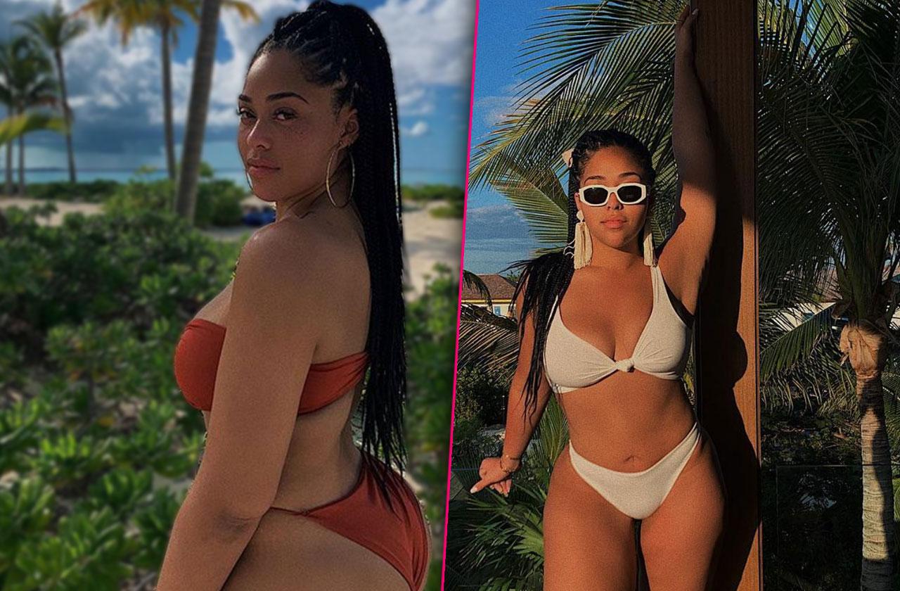 Jordyn Woods flaunts bikini body in LA after skin-tightening treatment