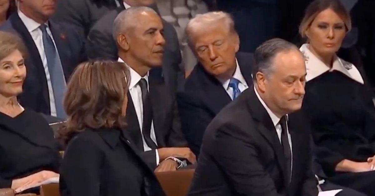 donald trump barack obama laughing kamala harris mad