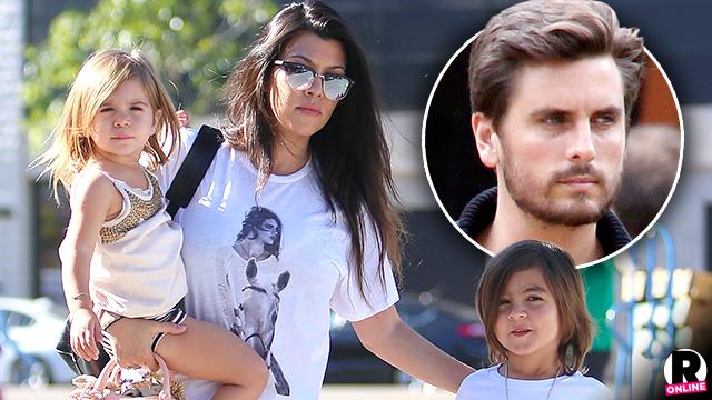 Kourtney Kardashian Scott Disick Overwhelmed Kids