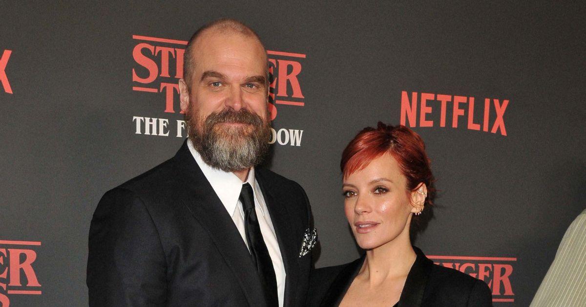 Photo of Lily Allen and David Harbour